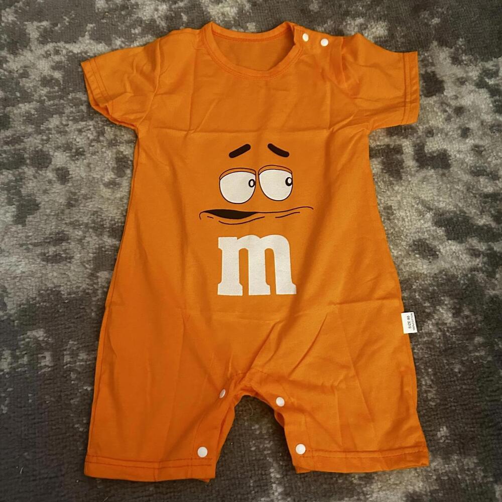Shein Unisex Toddler Spring/Summer M&M One-Piece Romper 12 Months (NEW)